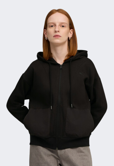 Кофта Puma HER Relaxed Full-Zip Hoodie FL - 175896, фото 1 - інтернет-магазин MEGASPORT