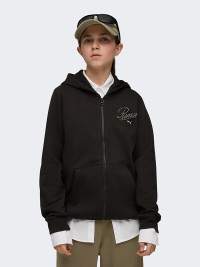 Кофта Puma ESS SCRIPT Full-Zip Hoodie FL G - 175905, фото 1 - інтернет-магазин MEGASPORT