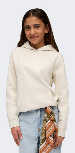 Кофта дівчаткам Puma ESS SCRIPT Hoodie FL G - 175904, фото 1 - інтернет-магазин MEGASPORT