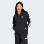 Кофта Adidas W 3S FL FZ HD, фото 1 - інтернет магазин MEGASPORT