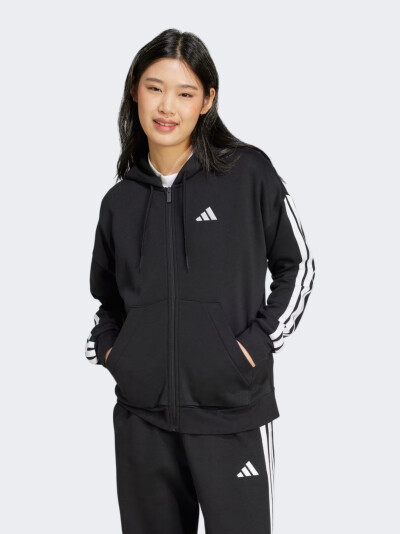 Кофта Adidas W 3S FL FZ HD - 175943, фото 1 - інтернет-магазин MEGASPORT