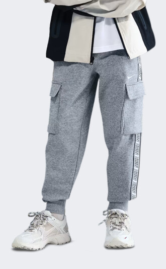 Спортивнi штани дитячі Nike K NSW CLUB+ FLC CRGO PNT - 175985, фото 1 - інтернет-магазин MEGASPORT