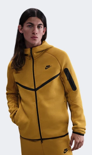 Кофта Nike M NK TCH FLC FZ WR HOODIE - 175987, фото 1 - інтернет-магазин MEGASPORT