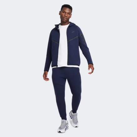 Кофта Nike M NK TCH FLC FZ WR HOODIE - 175988, фото 3 - інтернет-магазин MEGASPORT