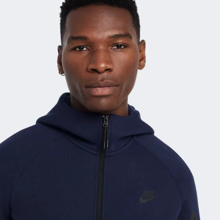 Кофта Nike M NK TCH FLC FZ WR HOODIE - 175988, фото 4 - інтернет-магазин MEGASPORT
