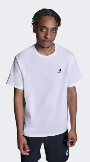 Футболка Converse STANDARD FIT LEFT CHEST STAR CHEV EMB TEE - 175972, фото 1 - інтернет-магазин MEGASPORT