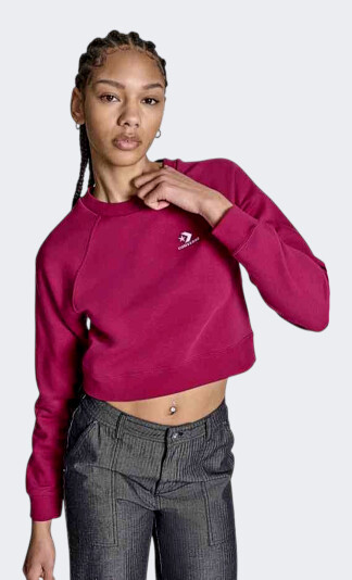 Кофта Converse STAR CHEV CROP CREW - 175976, фото 1 - інтернет-магазин MEGASPORT