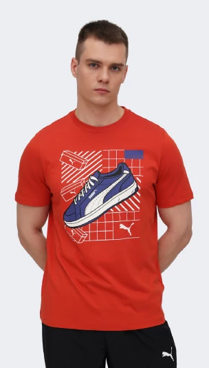 Футболка Puma GRAPHICS Sneaker Tee - 172170, фото 1 - інтернет-магазин MEGASPORT