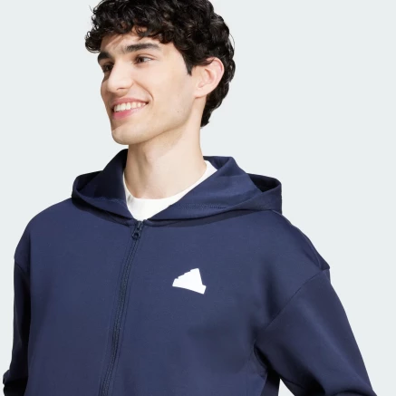 Кофта Adidas M FI DBLKNT FZ - 167856, фото 4 - інтернет-магазин MEGASPORT