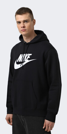 Кофта Nike M NK CLUB BB PO GFX HOODIE - 175359, фото 1 - інтернет-магазин MEGASPORT