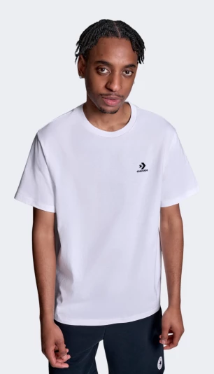 Футболка Converse STANDARD FIT LEFT CHEST STAR CHEV EMB TEE - 175972, фото 1 - інтернет-магазин MEGASPORT