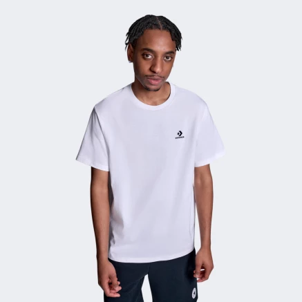 Футболка Converse STANDARD FIT LEFT CHEST STAR CHEV EMB TEE - 175972, фото 1 - інтернет-магазин MEGASPORT