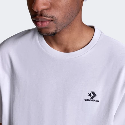 Футболка Converse STANDARD FIT LEFT CHEST STAR CHEV EMB TEE - 175972, фото 5 - інтернет-магазин MEGASPORT
