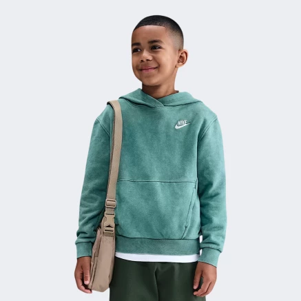Кофта Nike K NSW WASH PO HOODIE FT - 176125, фото 1 - інтернет-магазин MEGASPORT