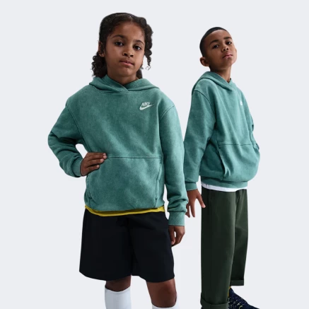 Кофта Nike K NSW WASH PO HOODIE FT - 176125, фото 4 - інтернет-магазин MEGASPORT