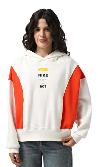 Кофта Nike W NSW PHNX FLC REMIX OOS HDY - 175648, фото 1 - інтернет-магазин MEGASPORT
