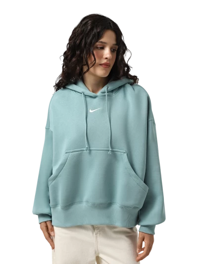 Кофта Nike W NSW PHNX FLC OOS PO HOODIE - 175619, фото 1 - інтернет-магазин MEGASPORT