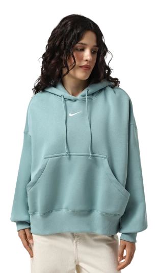 Кофта Nike W NSW PHNX FLC OOS PO HOODIE - 175619, фото 1 - інтернет-магазин MEGASPORT
