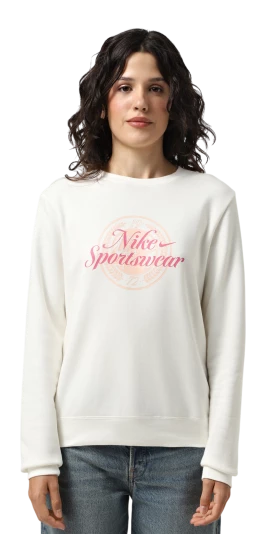Кофта Nike W NSW CLUB FLC GX STD CREW - 175635, фото 1 - інтернет-магазин MEGASPORT