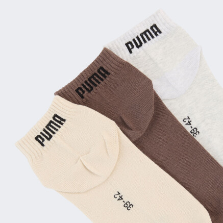Шкарпетки Puma UNISEX QUARTER PLAIN 3P - 176248, фото 2 - інтернет-магазин MEGASPORT