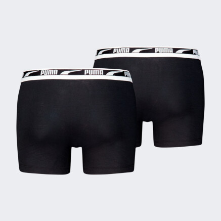 Спідня білизна Puma MEN EVERYDAY MULTI LOGO BOXERS 2P - 176239, фото 2 - інтернет-магазин MEGASPORT