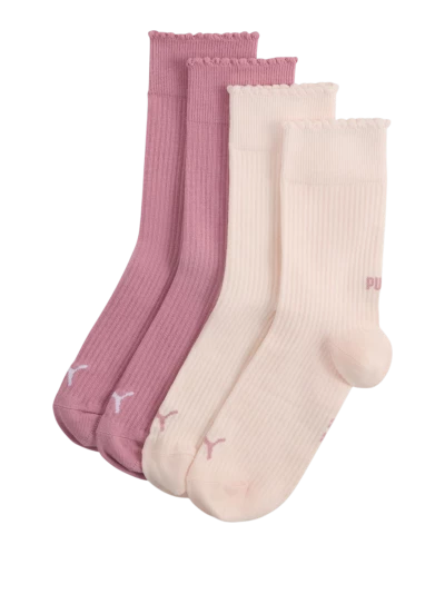 Шкарпетки Puma WOMEN SCALLOP EDGE SOCK 2P - 176254, фото 1 - інтернет-магазин MEGASPORT