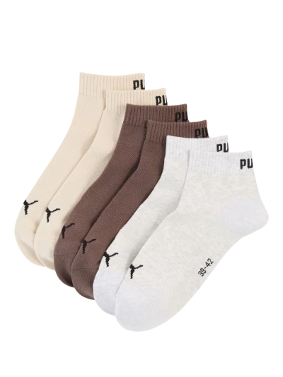 Шкарпетки Puma UNISEX QUARTER PLAIN 3P - 176248, фото 1 - інтернет-магазин MEGASPORT