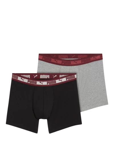 Спідня білизна Puma MEN CHROMATIC WAISTBAND BOXERS 2P - 176249, фото 1 - інтернет-магазин MEGASPORT