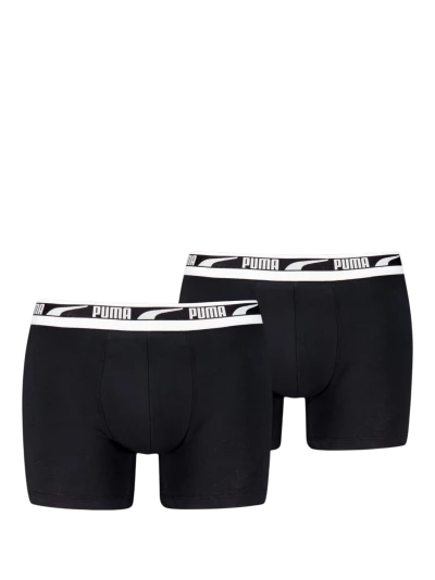 Спідня білизна Puma MEN EVERYDAY MULTI LOGO BOXERS 2P - 176239, фото 1 - інтернет-магазин MEGASPORT