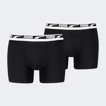 Спідня білизна Puma MEN EVERYDAY MULTI LOGO BOXERS 2P - 176239, фото 1 - інтернет-магазин MEGASPORT