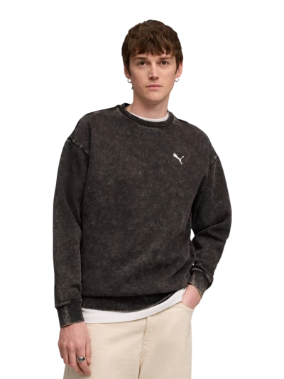 Кофта Puma ESS ELEVATED Relaxed Wash Crew FL - 176221, фото 1 - інтернет-магазин MEGASPORT