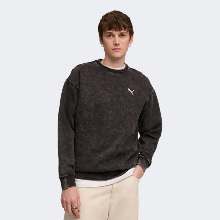 Кофта Puma ESS ELEVATED Relaxed Wash Crew FL - 176221, фото 1 - інтернет-магазин MEGASPORT