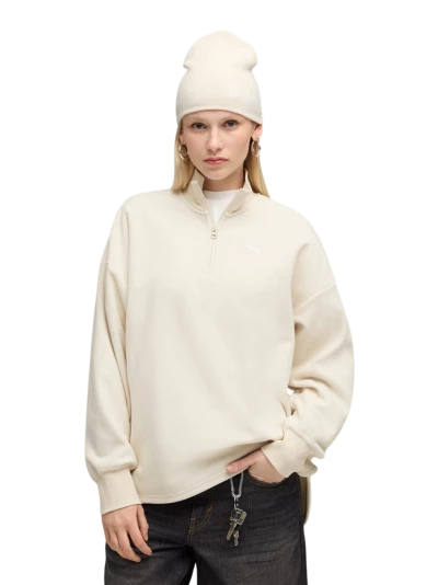 Кофта Puma HER Oversized Half-Zip Winterized Crew - 176227, фото 1 - інтернет-магазин MEGASPORT