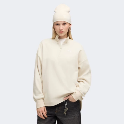 Кофта Puma HER Oversized Half-Zip Winterized Crew - 176227, фото 1 - інтернет-магазин MEGASPORT