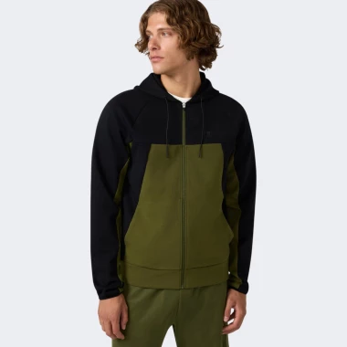 hooded full zip sweatshirt