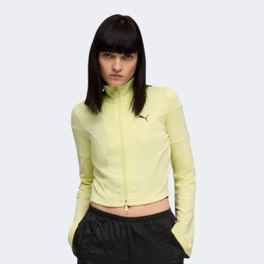 DARE TO Slim Cropped Track Jacket