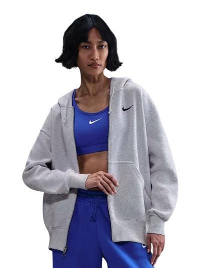 Кофта Nike W NSW PHNX FLC FZ OS HOODIE - 175197, фото 1 - інтернет-магазин MEGASPORT