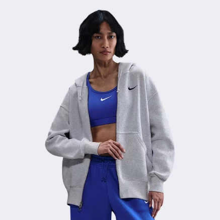 Кофта Nike W NSW PHNX FLC FZ OS HOODIE - 175197, фото 1 - інтернет-магазин MEGASPORT