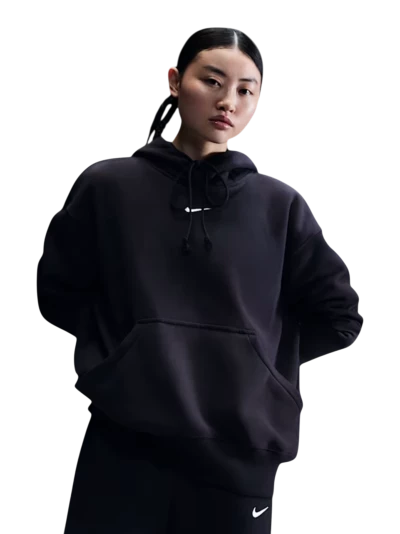 Кофта Nike W NSW PHNX FLC OS PO HOODIE - 160404, фото 1 - інтернет-магазин MEGASPORT