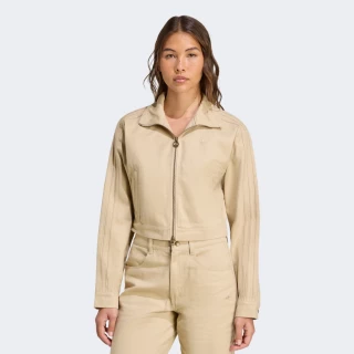 Куртка Adidas Originals FB CROP TT | Цвет: бежевый | купить в