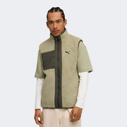 Куртка-жилет Puma Reversible Hybrid Sherpa Vest - 176393, фото 1 - інтернет-магазин MEGASPORT