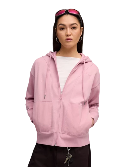 Кофта Puma HER Relaxed Full-Zip Hoodie FL - 175897, фото 1 - інтернет-магазин MEGASPORT