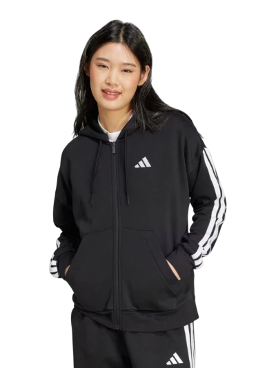 Кофта Adidas W 3S FL FZ HD - 175943, фото 1 - інтернет-магазин MEGASPORT