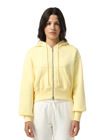 Кофта Nike W NSW PHNX FLC CROP FZ HDY - 175002, фото 1 - інтернет-магазин MEGASPORT