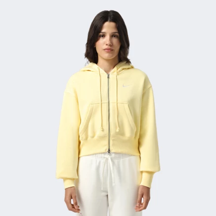 Кофта Nike W NSW PHNX FLC CROP FZ HDY - 175002, фото 1 - інтернет-магазин MEGASPORT