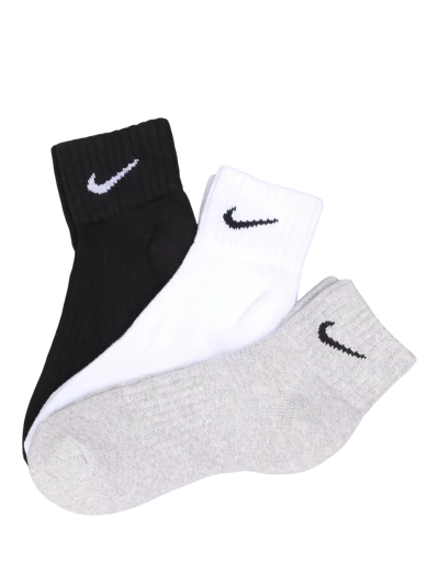 Шкарпетки Nike Unisex Cushion Quarter Training Sock (3 Pair) - 106648, фото 1 - інтернет-магазин MEGASPORT