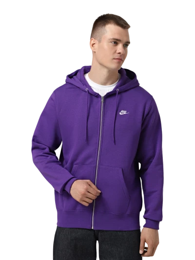 Кофта Nike M NK CLUB BB FZ HOODIE - 174986, фото 1 - інтернет-магазин MEGASPORT