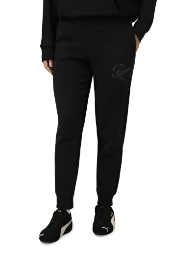 Спортивнi штани Puma ESS SCRIPT Sweatpants FL cl - 175749, фото 1 - інтернет-магазин MEGASPORT