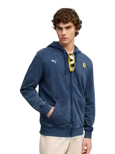 Кофта Puma Ferrari Sportswear Hooded Sweat Jacket - 175740, фото 1 - інтернет-магазин MEGASPORT