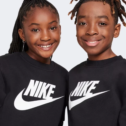 Кофта Nike K NSW CLUB FLC CREW LS HBR - 176440